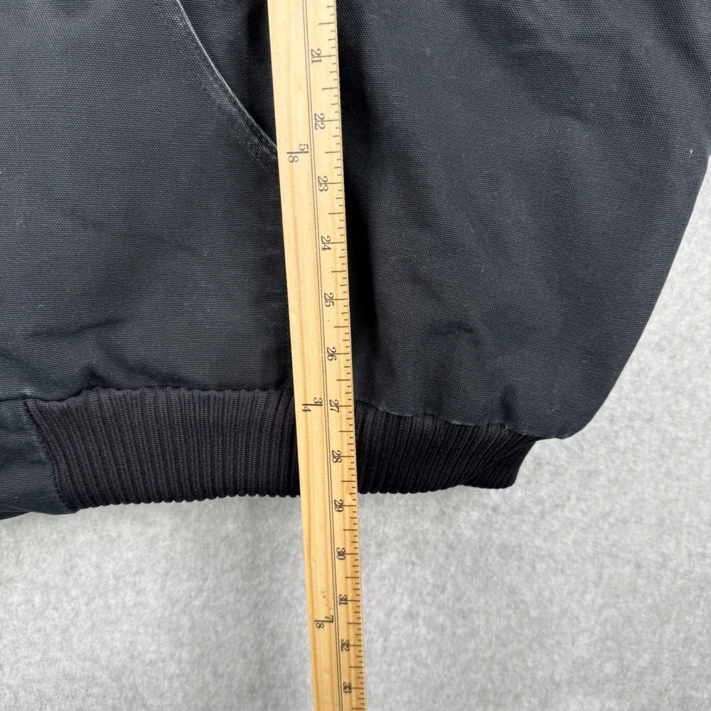 Vintage Carhartt Jacket Mens 5XL Black Duck Canvas Quilted‎ Lined J140 USA Union